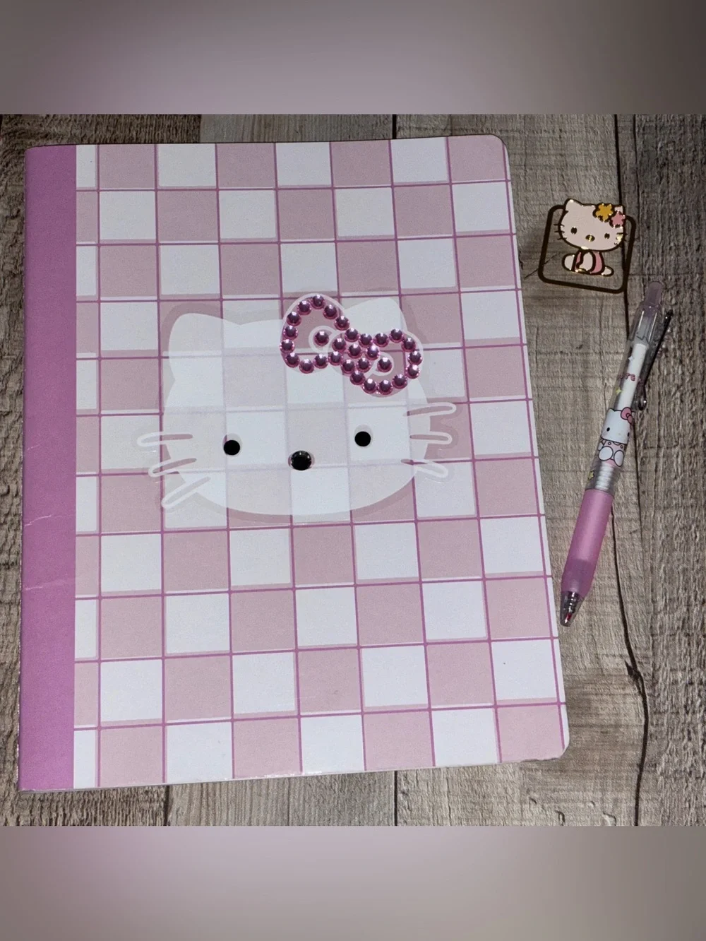 Callie Danielle Hello Kitty Notebook w/Ballpoint Pen & Bookmark